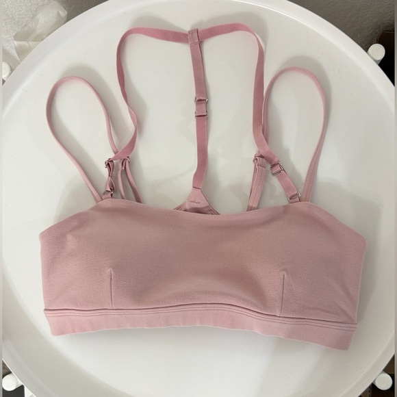 Alo Alosoft Spotlight Bra Ballet Pink NWOT Size XS - Picture 4 of 7